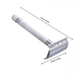 Portable Stainless Steel Double Edge Manual Razor for Men - Image 2