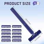 Double-blade stainless steel disposable razor - Image 2
