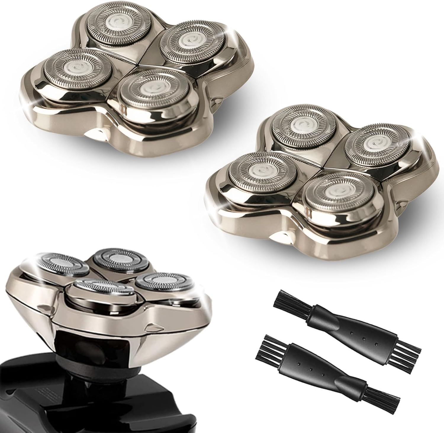 71gMD017B4L._AC_SL1500_.jpg Double Pack Pro4 Floating Shaver Replacement Head - Image 1