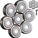 7-Blade Silver Electric Shaver Replacement Pack
