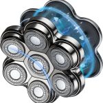 7-Ring Magnetic Waterproof Shaver Replacement Head